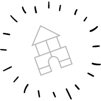 Decorative blocks sticker